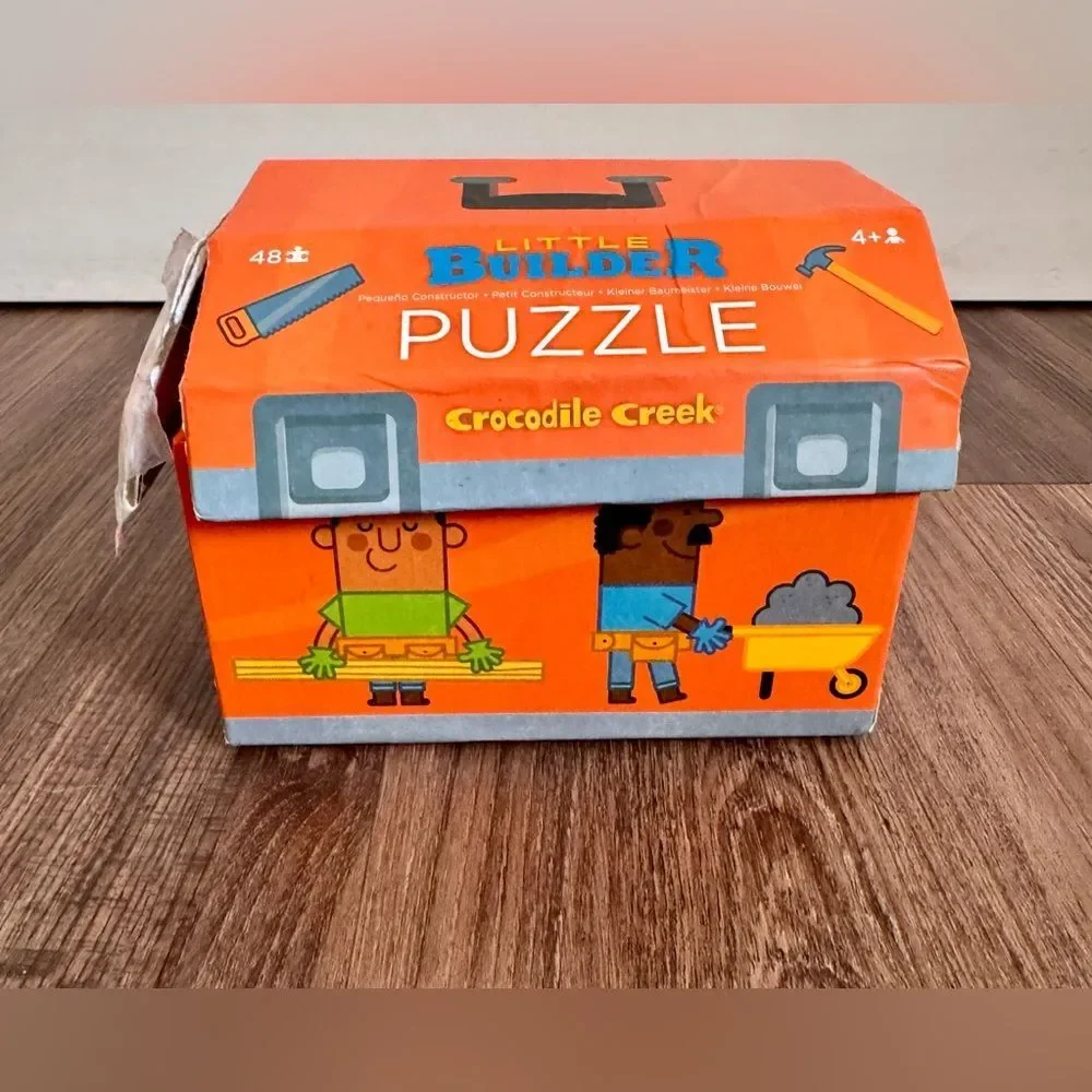 Kids Toy: Colorful 48 Piece Construction Puzzle for Kids by Crocodile Creek